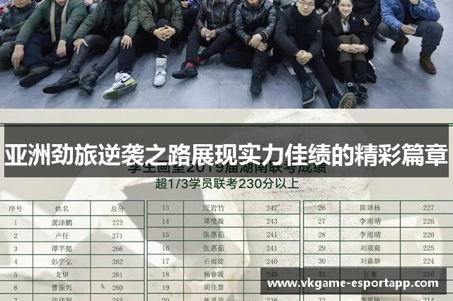 亚洲劲旅逆袭之路展现实力佳绩的精彩篇章